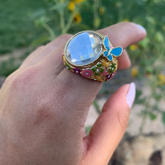 Guess Jewelry - Guess Colorful boho style cocktail ring size 7